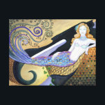 Gallery Wrapped Canvas Print<br><div class="desc">art nouveau mermaid</div>