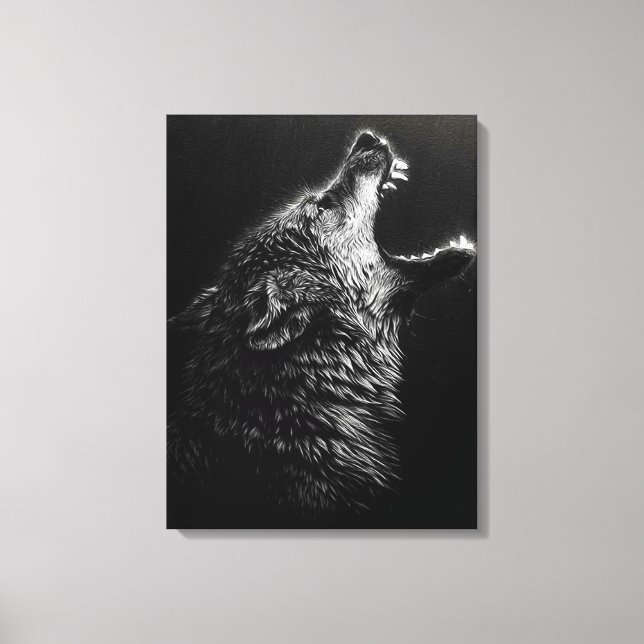 Gallery Wrapped Stretched | Wolf Decor Gifts  (Front)