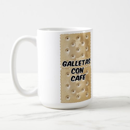 Galletas Con Cafe Crackers with Coffee Coffee Mug