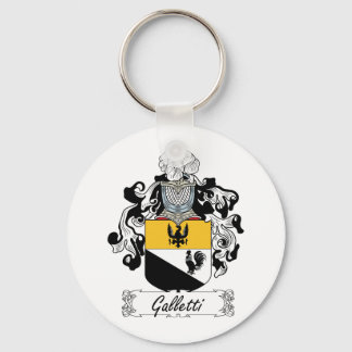 Galletti Family Crest Keychain