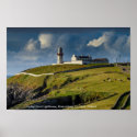 Galley Head Lighthouse, Co. Cork Ireland scenery poster
