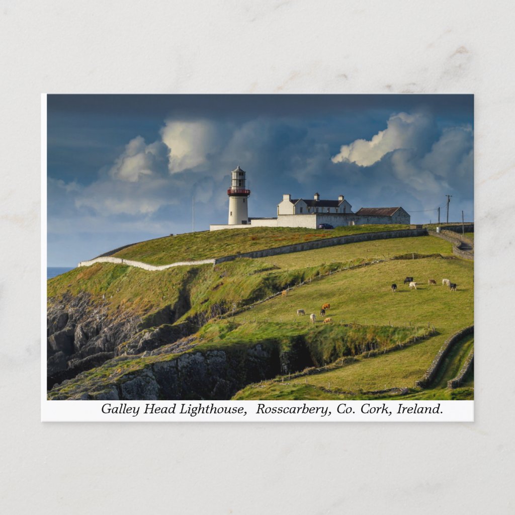 Galley Head Lighthouse, County Cork Ireland postcard