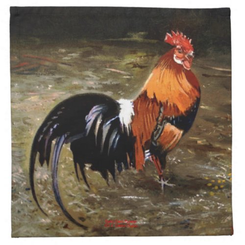 Gallic roosterRooster Cloth Napkin