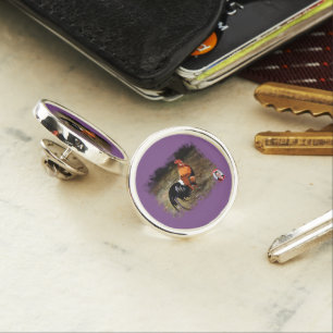 Gallic rooster//Rooster Lapel Pin