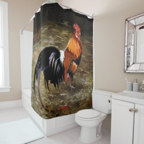 Gallic roosterRooster Shower Curtain
