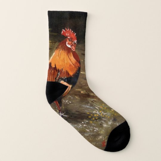 Gallic rooster//Rooster Socks