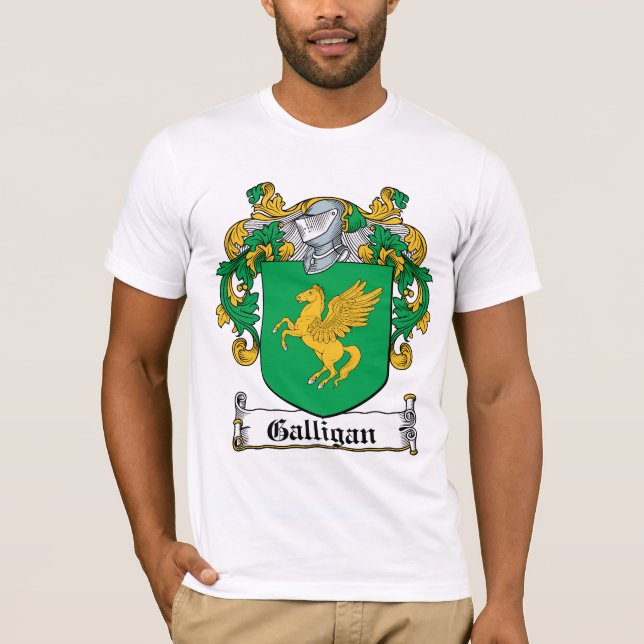 Galligan Family Crest T-Shirt (Front)