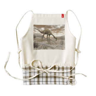 Gallimimus dinosaur - 3D render Zazzle HEART Apron