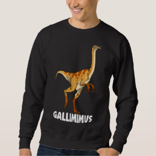 Gallimimus Dinosaur Design Sweatshirt