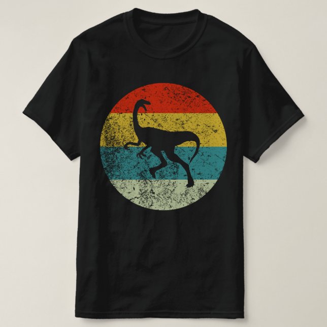 gallimimus retro vintage  silhouette 70s T-Shirt (Design Front)