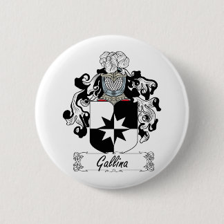 Gallina Family Crest Pinback Button