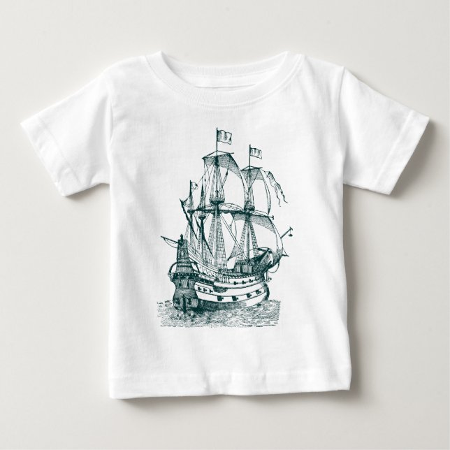 Gallion - Dark Green Baby T-Shirt (Front)