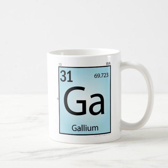 Gallium (Ga) Element Mug (Right)