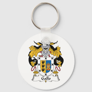 Gallo Family Crest Keychain
