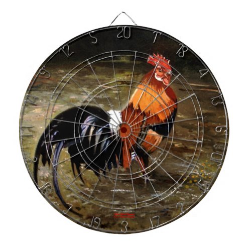 GalloGalloRooster Dartboard With Darts