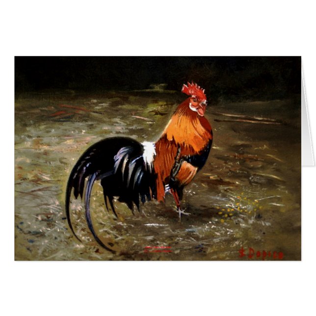 Gallo/Galo/Rooster Cards (Front Horizontal)