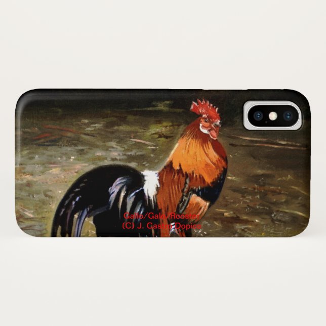 Gallo/Galo/Rooster Case-Mate iPhone Case (Back (Horizontal))