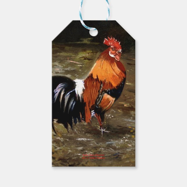 Gallo/Galo/Rooster Gift Tags (Front)