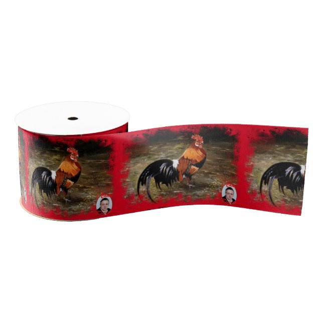 Gallo/Galo/Rooster Grosgrain Ribbon (Spool)