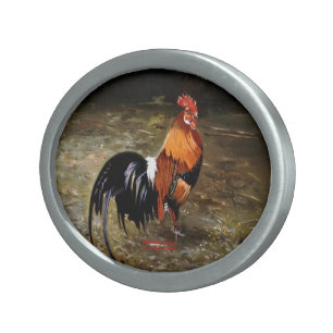 Gallo/Galo/Rooster Oval Belt Buckle