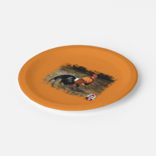 Gallo/Galo/Rooster Paper Plates
