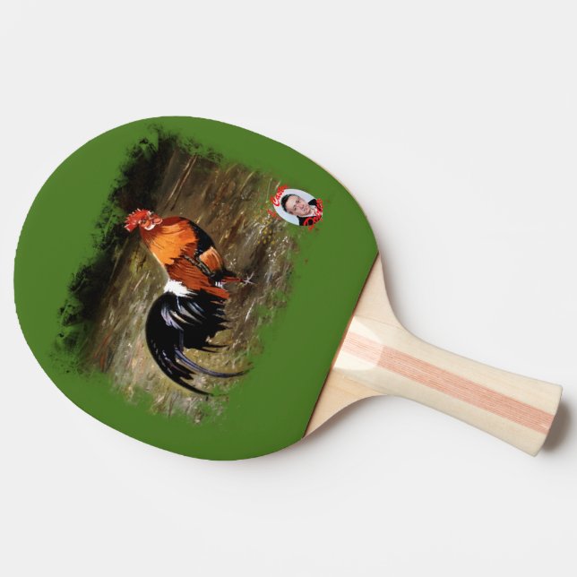 Gallo/Galo/Rooster Ping-Pong Paddle (Side)