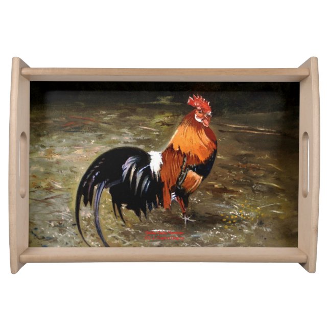Gallo/Galo/Rooster Serving Tray (Front)
