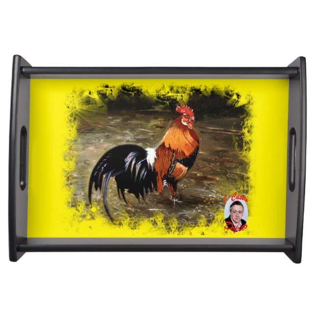 Gallo/Galo/Rooster Serving Tray (Front)