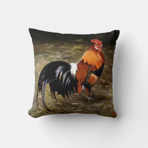 Gallo/Galo/Rooster Throw Pillow