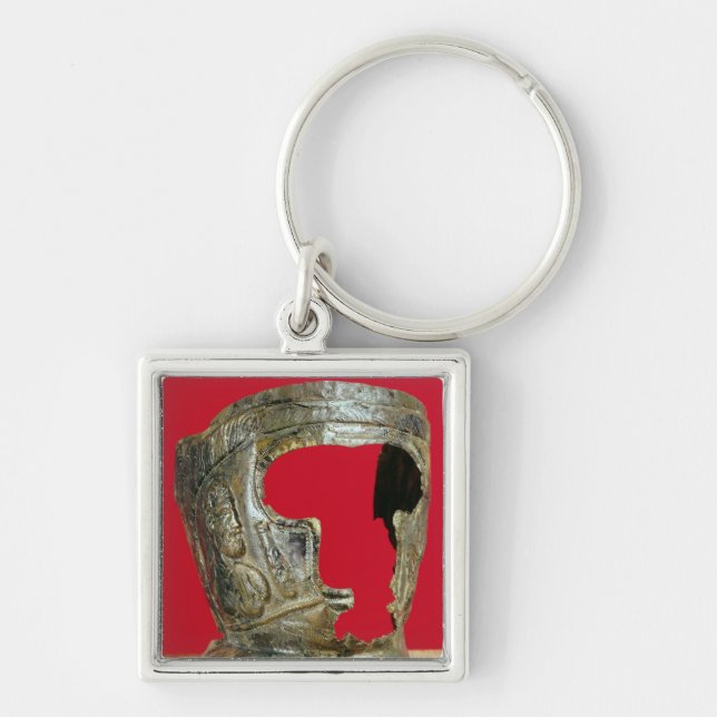 Gallo-Roman gladiator's mask Keychain (Front)