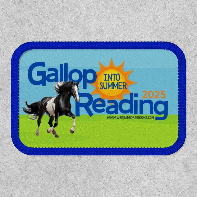 Gallop Into Summer Reading Fun Patch (Front)