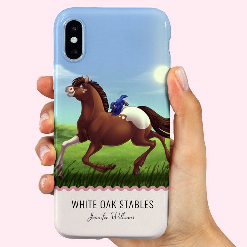 Galloping Appaloosa Horse Case_Mate iPhone 14 Case