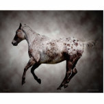 Galloping Appy Statuette<br><div class="desc">Cool photo sculptre of a galloping horse</div>
