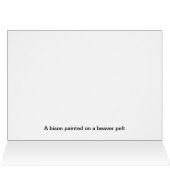 Galloping Bison Cards (Inside Horizontal (Top))