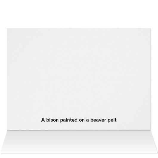Galloping Bison Cards (Inside Horizontal (Top))