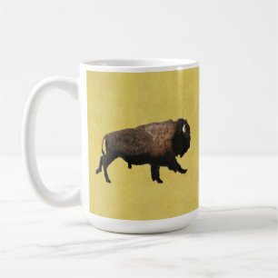 Galloping Bison Coffee Mug