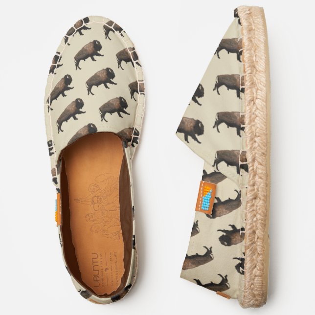 Galloping Bison Espadrilles (Side)
