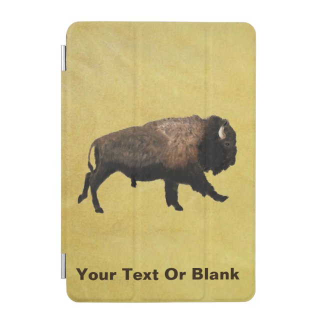 Galloping Bison iPad Mini Cover (Front)