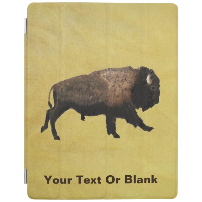 Galloping Bison iPad Smart Cover (Front)