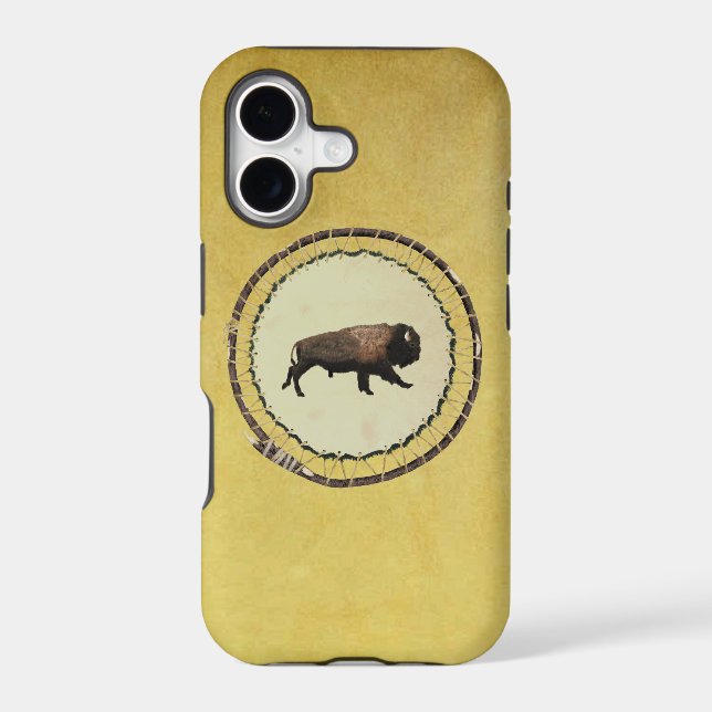 Galloping Bison Iphone Case (Back)