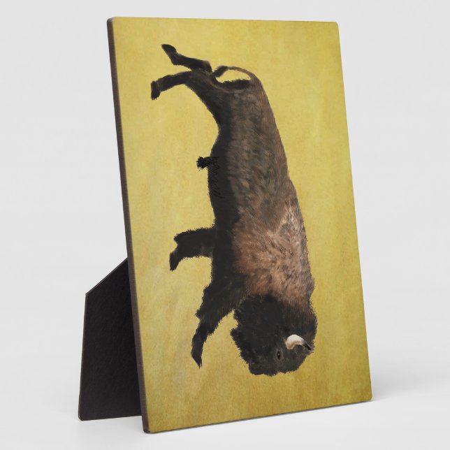 Galloping Bison Plaque (Side)