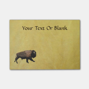 Galloping Bison Post-it Notes