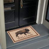 Doormat bison, Small, Natural