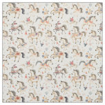 Galloping Carousel: Whimsy Horse Fabric