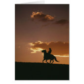 Galloping Cowboy Silhouette (Front)