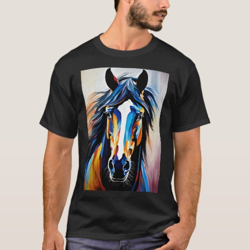 Galloping Elegance Unbridled Freedom T_Shirt
