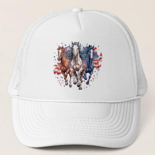 Galloping Freedom Trucker Hat