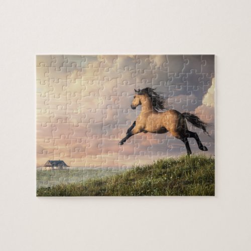 Galloping Home Jigsaw Puzzle