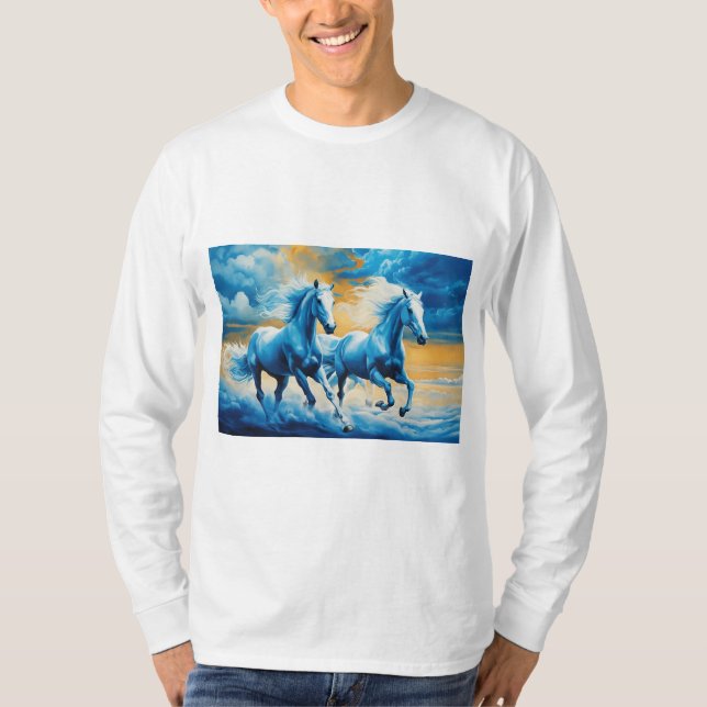  Galloping Hooves: Inspired by Nature T-Shirt (Front)