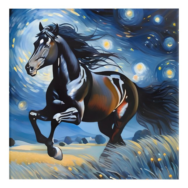 Galloping Horse  Acrylic Print (Front)